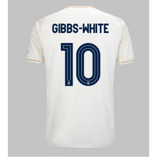 Nottingham Forest Morgan Gibbs-White #10 Bortatröja 2025-26 Kortärmad Nottingham Forest Morgan Gibbs-White #10 Bortatröja 2025-26 Kortärmad